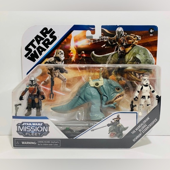 🆕Star Wars Mission Fleet Expedition Class Mandalorian, Blurrg, Stormtrooper Toy - Picture 5 of 5